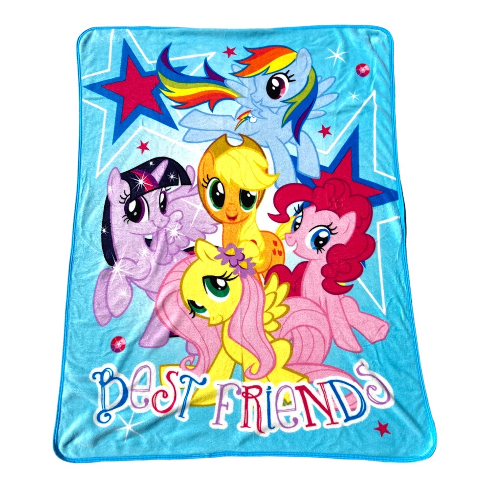 Plush My Little Pony Best Friends throw blanket